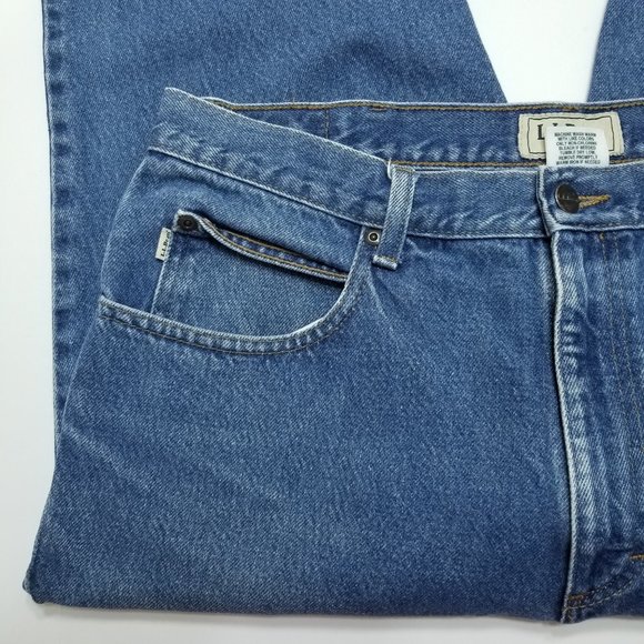 L.L Bean Classic Fit Blue Jeans - 36x30 - Picture 4 of 12
